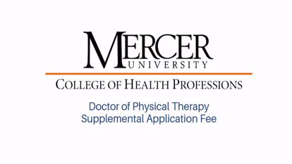 Picture of Supplemental Application Fee -Physical Therapy Program